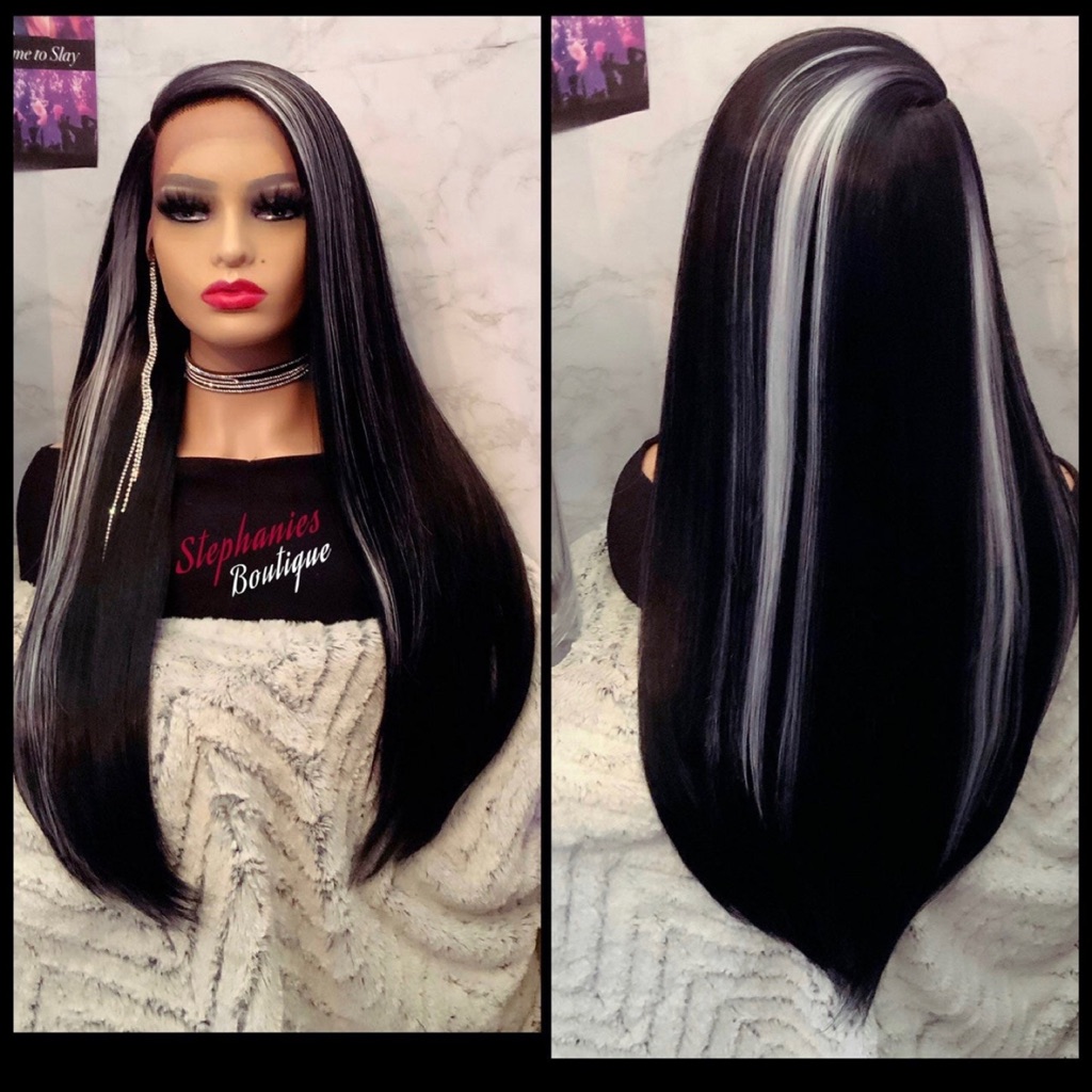 Human Hair Blended Lace Front Wig